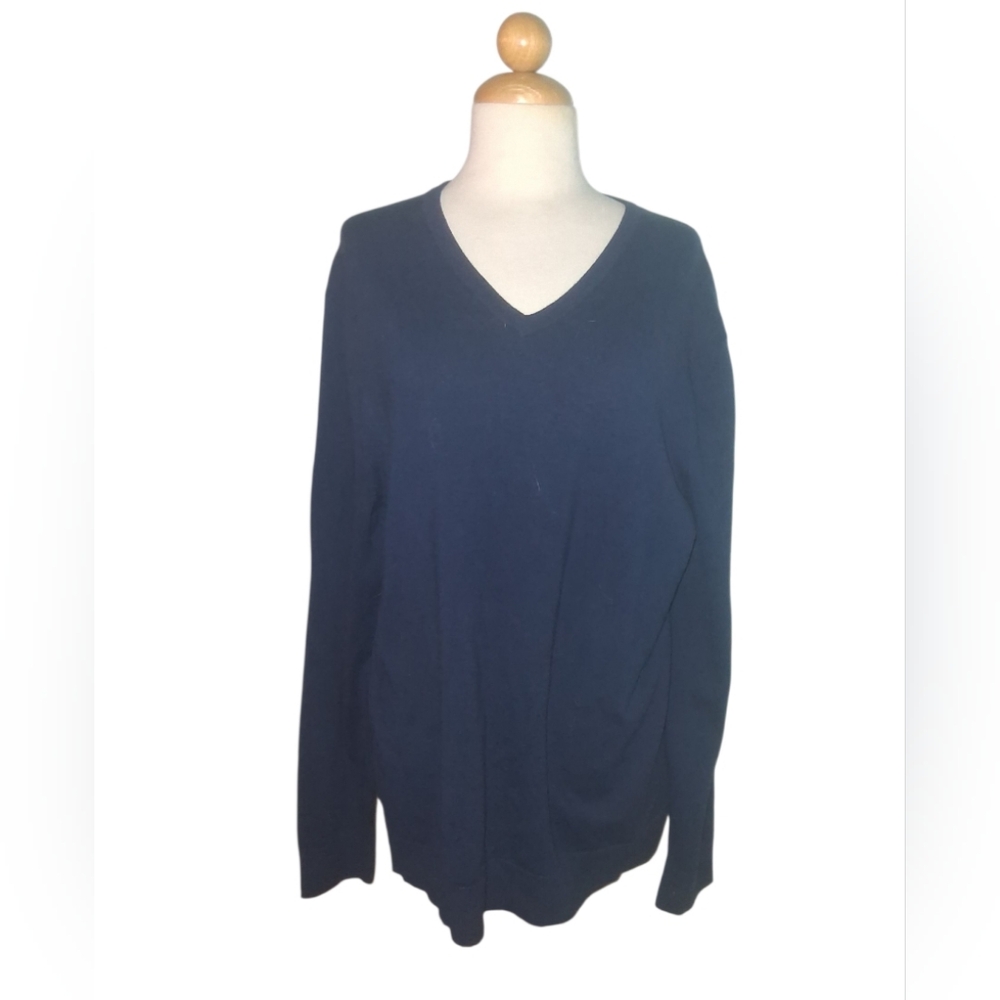 Alfani NWT Regular Fit Neo Navy Sweater Large